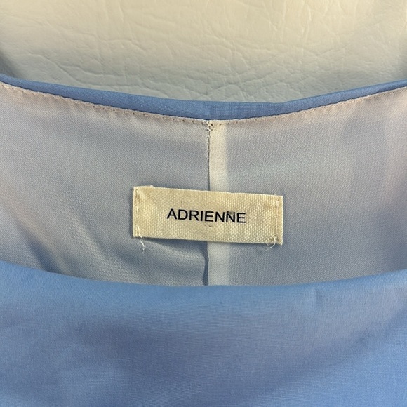 Adrienne Cotton Skinny Strap Ruffled Mini Dress, S - Picture 8 of 9